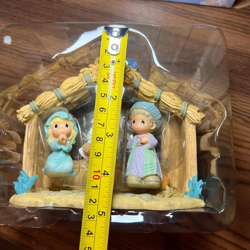 Vintage 2004 Precious Moments Nativity Set 4004566 Holy Family Christmas Enesco